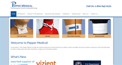 Desktop Screenshot of peppermedical.com